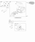 Part Location Diagram of 697729 Briggs and Stratton Guard-Debris Screen